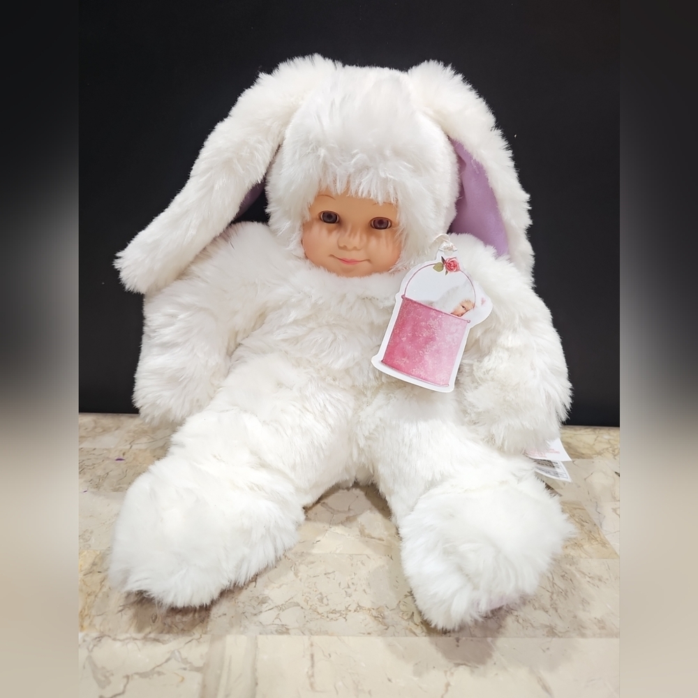 Anne Geddes Baby Bunnies 12" Plush‎ Bunny NO. 525201 Kid Toys
